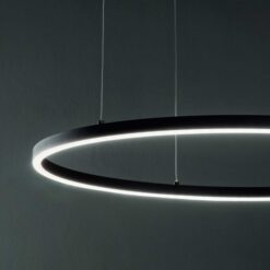 LED пендел IDEAL LUX 304410 ORACLE SLIM SP D70 ROUND BK 4000K - Image 2