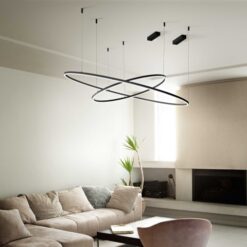 LED пендел IDEAL LUX 304427 ORACLE SLIM SP D90 ROUND BK 3000K DALI - Image 2