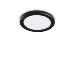 LED панел за вграждане IDEAL LUX 306360 AURA PL ROUND 4000K BLACK