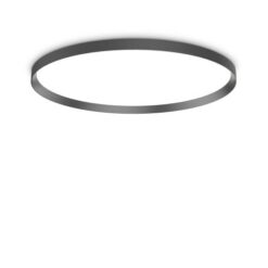 LED плафон IDEAL LUX 306629 FLY PL D90 BK 3000K