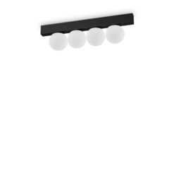 LED плафон IDEAL LUX 313283 PING PONG PL4 BLACK