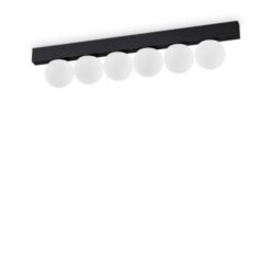 LED плафон IDEAL LUX 313290 PING PONG PL6 BLACK