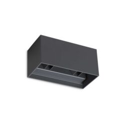 LED фасаден аплик IDEAL LUX 313412 ATOM AP D20 ANTRACITE