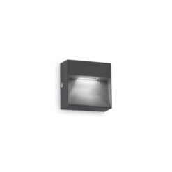 LED фасадна луна за външен монтаж IDEAL LUX 316871 DEDRA AP BIG ANTRACITE