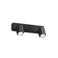 Спот IDEAL LUX 321509 RUDY AP2 SQUARE NERO