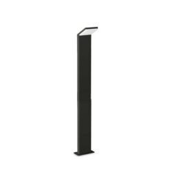 Черен LED градински стълб Ideal Lux Style 322216 за фасада и вход