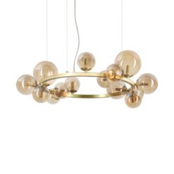 Пендел IDEAL LUX 322797 PERLAGE SP14 AMBER