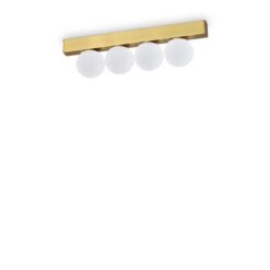 LED плафон IDEAL LUX 328249 PING PONG PL4 BRASS
