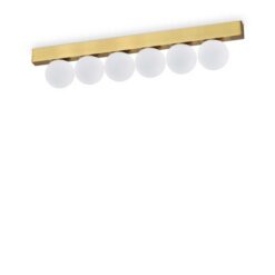 LED плафон IDEAL LUX 328263 PING PONG PL6 BRASS
