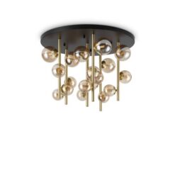 Плафон IDEAL LUX 328379 PERLAGE PL18 AMBER