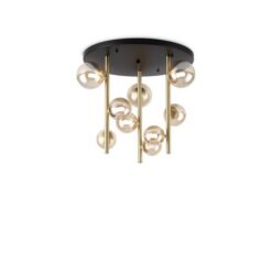 Плафон IDEAL LUX 328409 PERLAGE PL9 AMBER