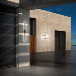LED фасаден аплик IDEAL LUX 328591 LINEA AP D144 COFFEE - Image 2
