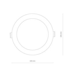 LED панел за вграждане NOWODVORSKI 8774 CL KOS LED 24W 4000K IP44 - Image 7