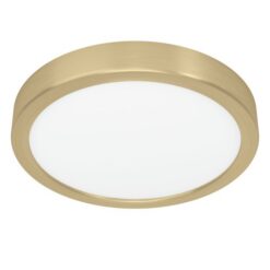 LED панел EGLO Fueva матиран месинг и бял