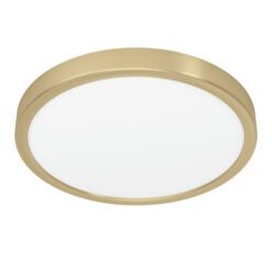 LED панел EGLO Fueva матиран месинг и бял