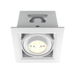 LED луна за вграждане MAYTONI DL093-01-10W3K-W METAL MODERN