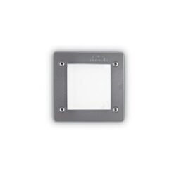 Луна за вграждане IDEAL LUX 096599 LETI FI1 SQUARE GRIGIO