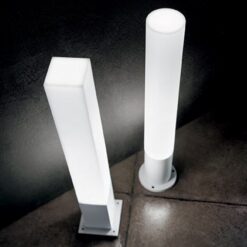 Градински стълб IDEAL LUX 135755 EDO OUTDOOR PT1 ROUND WHITE - Image 2