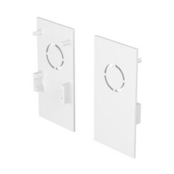 Крайна капачка за магнитна шина за открит монтаж MAYTONI TRA034EC-41W Exility Set of 2pc End Caps for surface mounting track WHITE