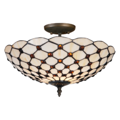 Плафон LUXERA 109 TIFFANY VII.  2xE27/40W, CEILING