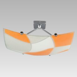 Плафон LUXERA 1340 ASPIS 2xE27/60W, ORANGE