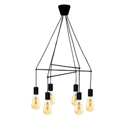 Винтидж полилей Luxera TWIG MATT за трапезария