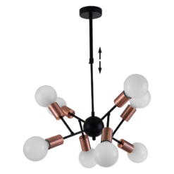 Пендел Luxera MATT BRONZE - декоративно осветление за трапезария