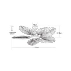 Вентилатор ZAMBELIS LIGHTS 19139 CEILING FAN - Image 2