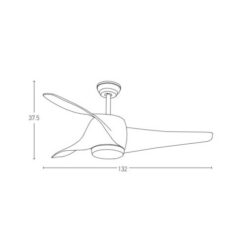 LED вентилатор ZAMBELIS LIGHTS 20256 CEILING FAN - Image 2