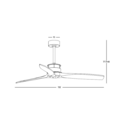 Вентилатор ZAMBELIS 23002 CEILING FAN - Image 2
