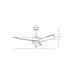 Вентилатор ZAMBELIS 23003 CEILING FAN - Image 2