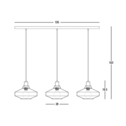 Пендел ZAMBELIS 23013 PENDANT LAMP - Image 2