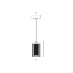LED пендел ZAMBELIS 23018 PENDANT LAMP - Image 2