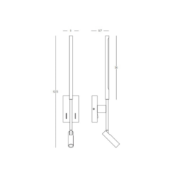 LED аплик ZAMBELIS 23040 WALL LAMP - Image 2