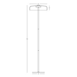 LED лампион ZAMBELIS 23055 FLOOR LAMP - Image 2