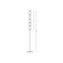 LED лампион ZAMBELIS 23064 FLOOR LAMP - Image 2