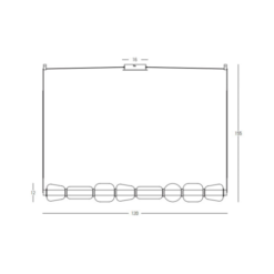 LED пендел ZAMBELIS 23065 PENDANT LAMP - Image 2