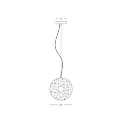 LED пендел ZAMBELIS 23072 PENDANT LAMP - Image 2