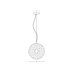 LED пендел ZAMBELIS 23075 PENDANT LAMP - Image 2