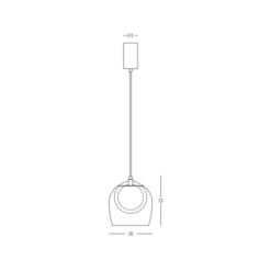 LED пендел ZAMBELIS 23078 PENDANT LAMP - Image 2