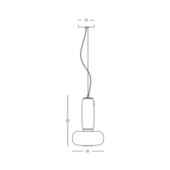 LED пендел ZAMBELIS 23084 PENDANT LAMP - Image 2