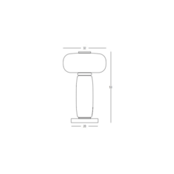 LED настолна лампа ZAMBELIS 23085 TABLE LAMP - Image 2