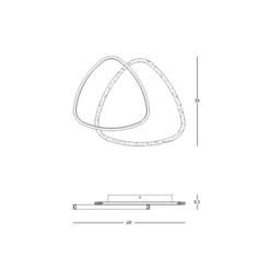 LED плафон ZAMBELIS 23092 CEILING LAMP - Image 2