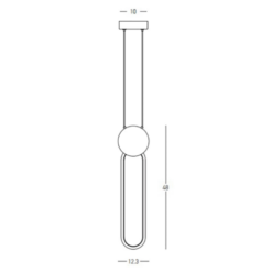LED пендел ZAMBELIS 23100 PENDANT LAMP - Image 2