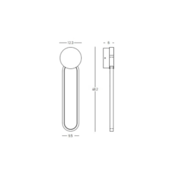 LED аплик ZAMBELIS 23102 WALL LAMP - Image 2