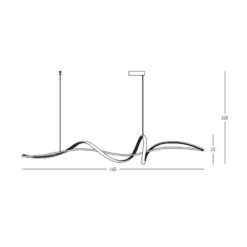 LED пендел ZAMBELIS 23109 PENDANT LAMP - Image 2