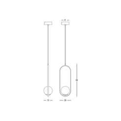 Пендел ZAMBELIS 23135 PENDANT LAMP - Image 2