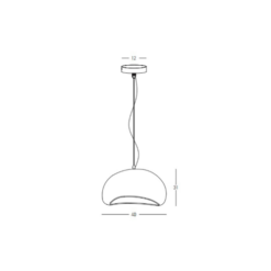 Пендел ZAMBELIS 23161 PENDANT LAMP - Image 2