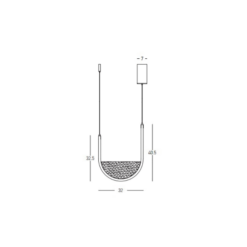 LED пендел ZAMBELIS 23166 PENDANT LAMP - Image 2