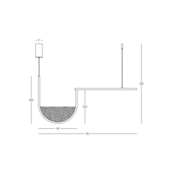 LED пендел ZAMBELIS 23171 PENDANT LAMP - Image 2